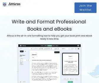 Atticus.io(An Author's Best Friend) Screenshot