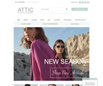 Atticwomenswear.com(ATTIC WOMENSWEAR) Screenshot