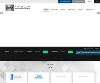 Attijaribourse.com.tn(Attijari Bourse) Screenshot