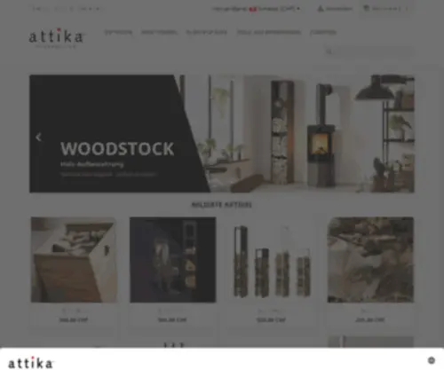 Attika-Shop.ch(Attika Shop) Screenshot