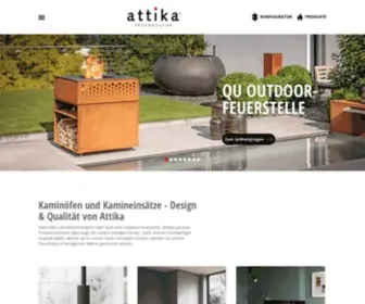 Attika.ch(Kaminöfen und Kamineinsätze) Screenshot
