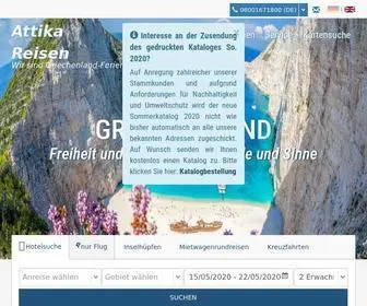Attika.de(Urlaub in Griechenland) Screenshot