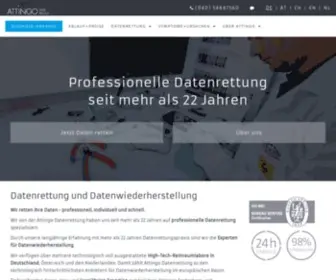 Attingo.de(Datenrettung und Datenwiederherstellung) Screenshot