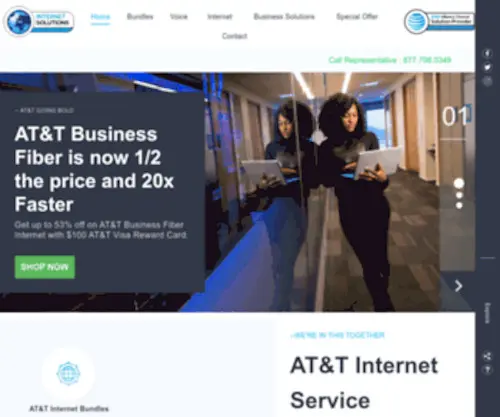 Attinternet.solutions(AT&T Fiber Business Broadband Internet) Screenshot