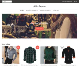 Attireexpress.ca(Attire Express) Screenshot