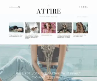 Attiremedia.com(Conscious Fashion) Screenshot