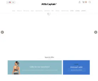 Attiscaptain.com(品牌網) Screenshot