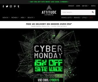 Attitudeclothing.co.uk(Alternative Clothing) Screenshot