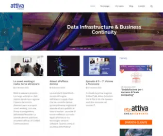 Attivaevolution.com(Home page del sito) Screenshot