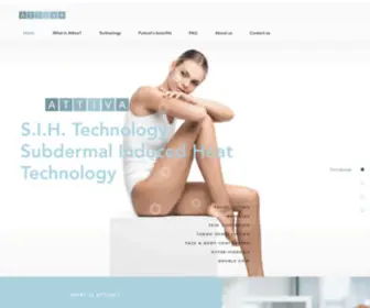 Attivarf.com(ATTIVA Subdermal Induced Heat Technology) Screenshot