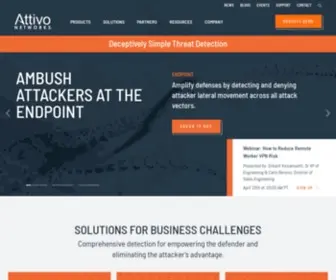 Attivonetworks.com(Attivo Networks®) Screenshot