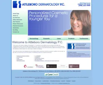 Attleboroderm.com(Attleboro Dermatology) Screenshot