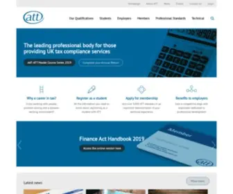 ATT.org.uk(The Association of Taxation Technicians) Screenshot