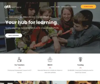 ATT.org(Associated Talmud Torahs of Chicago) Screenshot
