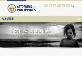 Attorney.org.ph(Attorneys of the Philippines) Screenshot