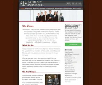 Attorneyassistance.com(Legal Recruiters San Francisco) Screenshot