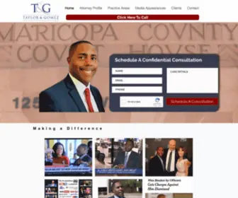 Attorneybenjamintaylor.com(Civil Rights) Screenshot