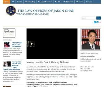 Attorneychan.com(The Law Offices of Jason Chan) Screenshot