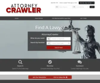 Attorneycrawler.com(Find An Attorney) Screenshot