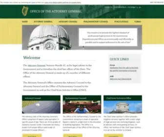 Attorneygeneral.ie(Office of the Attorney General) Screenshot