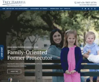 Attorneyharrell.com(Personal Injury and Criminal Defense Lawyer) Screenshot