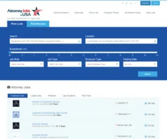Attorneyjobsinusa.com(Attorney Jobs) Screenshot