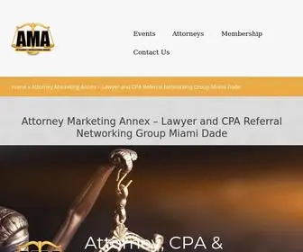 Attorneymarketingannex.com(Attorney Marketing Annex) Screenshot