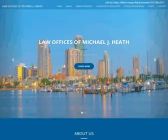 Attorneymichaelheath.com(A Professional Association) Screenshot