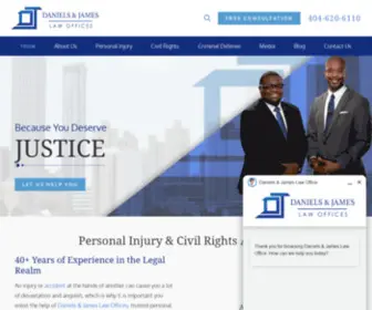 Attorneyrobertjames.com(DeKalb County Personal Injury Lawyer) Screenshot