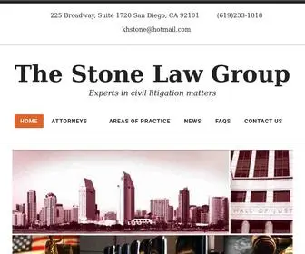 Attorneysd.com(The Stone Law Group) Screenshot