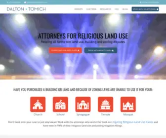 Attorneysforlanduse.com(Dalton & Tomich) Screenshot