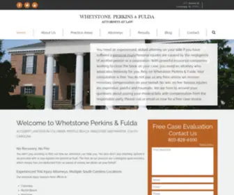 Attorneyssc.com(Whetstone Perkins Fulda) Screenshot