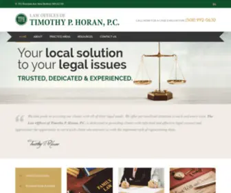 Attorneytimothyphoran.com(New Bedford Divorce Lawyer) Screenshot