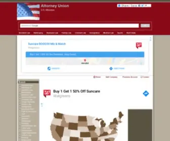 Attorneyunion.org(Attorney Union) Screenshot