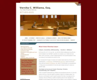 Attorneyvernitawilliams.com(Miami Estate Planning Attorney) Screenshot