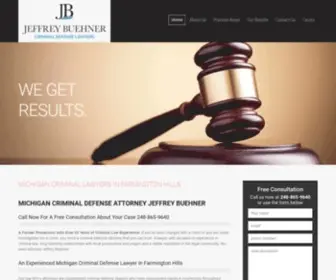 Attorneywebsite.com(Michigan Criminal Lawyer In Farmington Hills) Screenshot