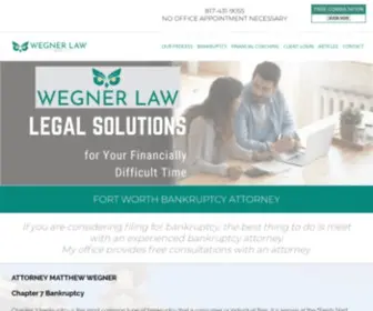 Attorneywegner.com(Wegner Law Office) Screenshot