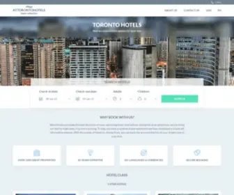 Attorontohotels.com(Toronto hotels & apartments) Screenshot