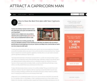 Attractcapricornman.com(Capture Your Capricorn Man's Love) Screenshot