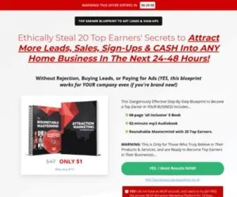 Attractionmarketingresults.net(Ultimate Attraction Marketing Bundle) Screenshot