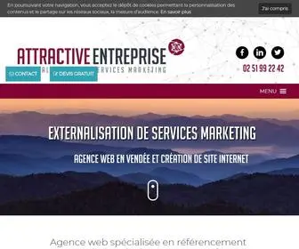 Attractive-Entreprise.fr(Agence marketing et digitale) Screenshot
