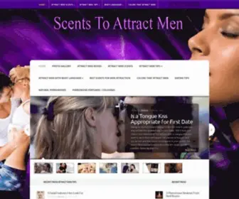 Attractmen.org(Scents to ATTRACT MEN) Screenshot