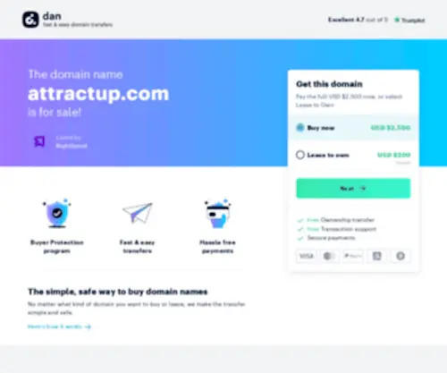 Attractup.com(Attract up) Screenshot