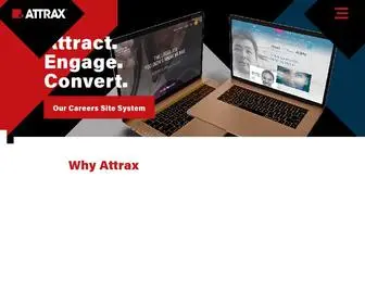 Attrax.co.uk(Total careers site system) Screenshot