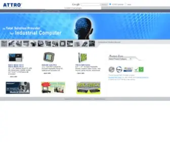 Attro.com(Attro Industrial Computer) Screenshot