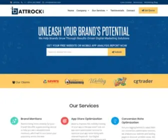 Attrock.com(Digital Marketing Company) Screenshot