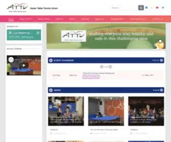 Attu.org(Asian Table Tennis Union) Screenshot
