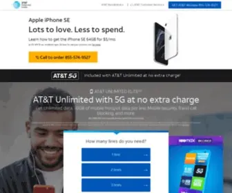 Attwirelessonline.com(AT&T Wireless Phone Plans) Screenshot