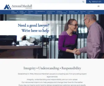 Attwoodmarshall.com.au(Trusted Lawyers Located Australia Wide) Screenshot