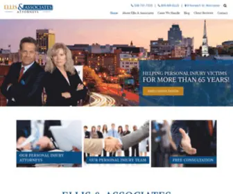 Attyellis.com(Ellis & Associates (the law firm of Nicholas Ellis)) Screenshot